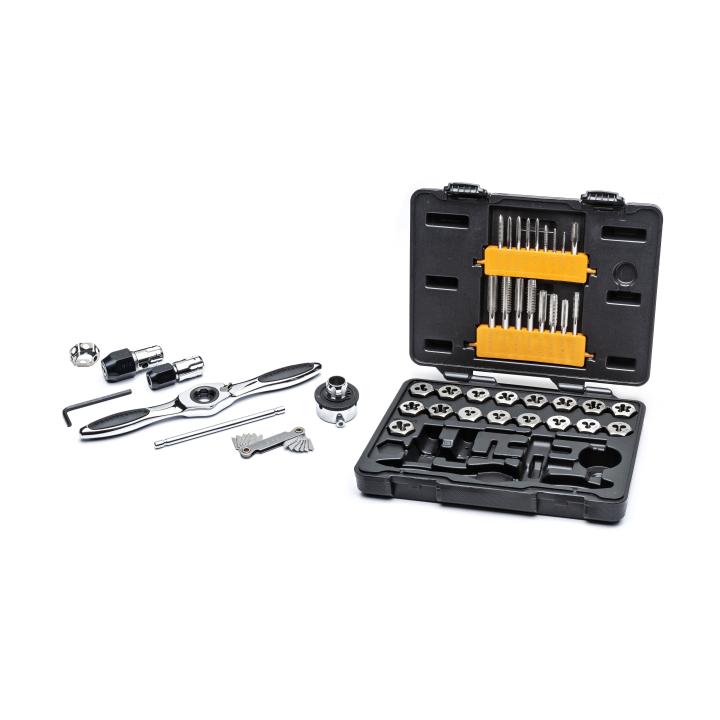 42 Piece SAE Ratcheting Tap and Die Set 3885