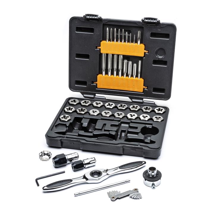 42 Piece SAE Ratcheting Tap and Die Set 3885