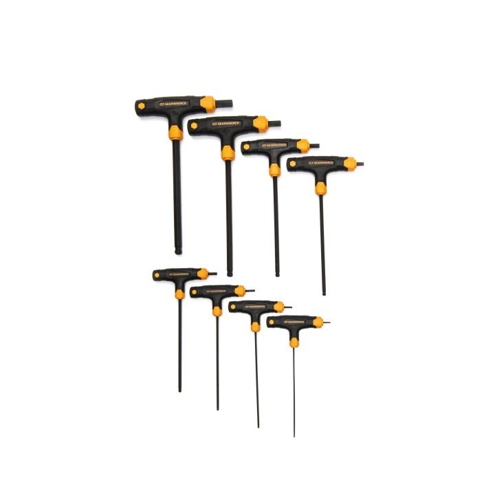 8 Piece Metric Ball End T-Handle Hex Key Set 83520