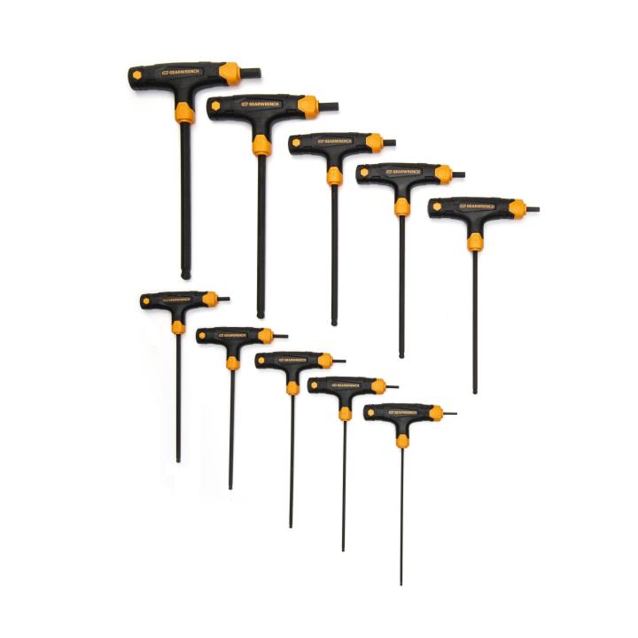 10 Piece SAE Ball End T-Handle Hex Key Set 83523
