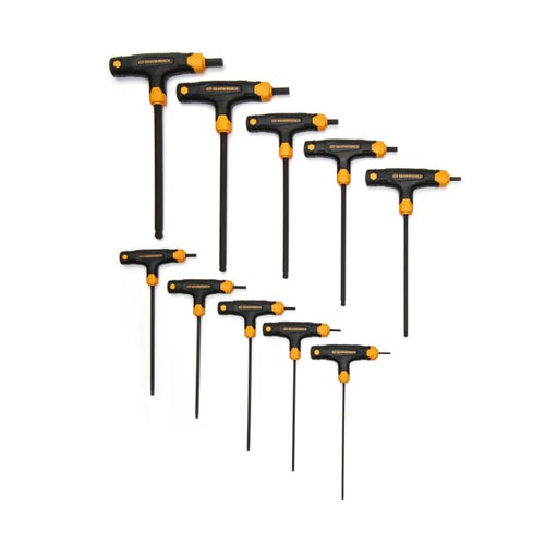 10 Piece SAE Ball End T-Handle Hex Key Set 83523