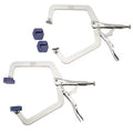 Irwin 45619 Vise Grip 9" Locking Clamp Set with 2 Clamps & 4 Protective Pads